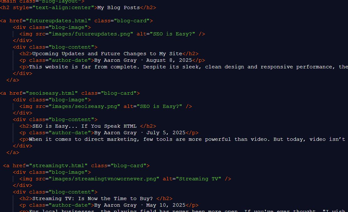 Future Updates Code